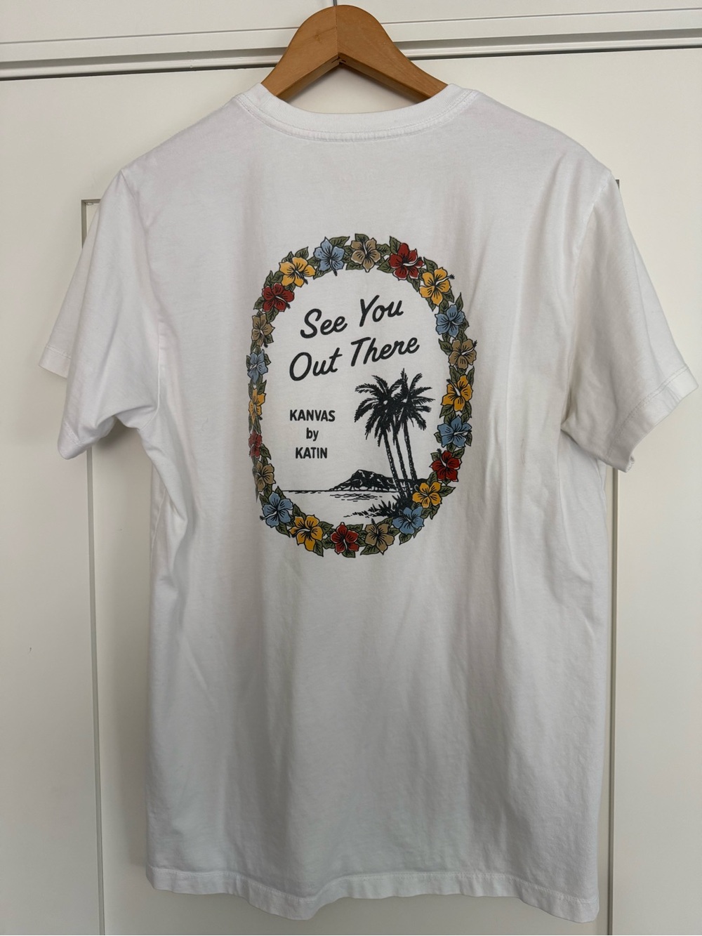 Katin "See You Out There" White Graphic Tee Men’s Size Medium